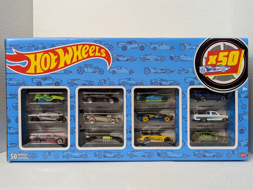 Hot Wheels 50 Car Gift Pack Set 1:64 Scale Diecast Vehicles Assortment New